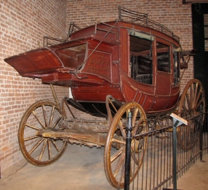Abbott-Downing Company, based in Concord, N.H., manufactured thousands of stagecoaches for use hauling mail and passengers for companies all over North America. The one John D. Caton drove out of Chicago on Jan. 1, 1834, looked much like this one.