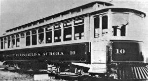 Joliet, Plainfield & Aurora interurban cars like this one offered dependable service to those living along the line's 20-mile corridor.