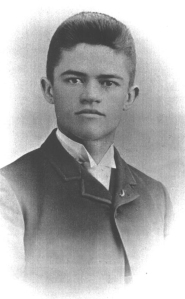 Abner Updike in happier days in 1884 at the age of 16.