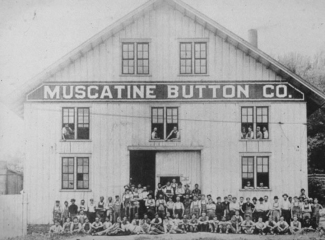 One of Muscatine, Iowa’s button factories in the early 1900s.
