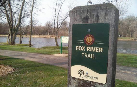 Fox River Trail marker