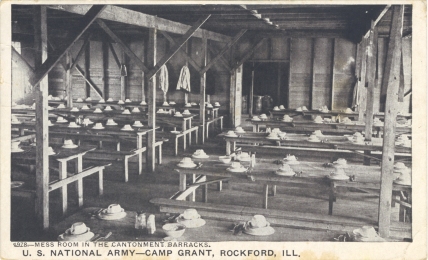 1918 7-7 Camp Grant mess