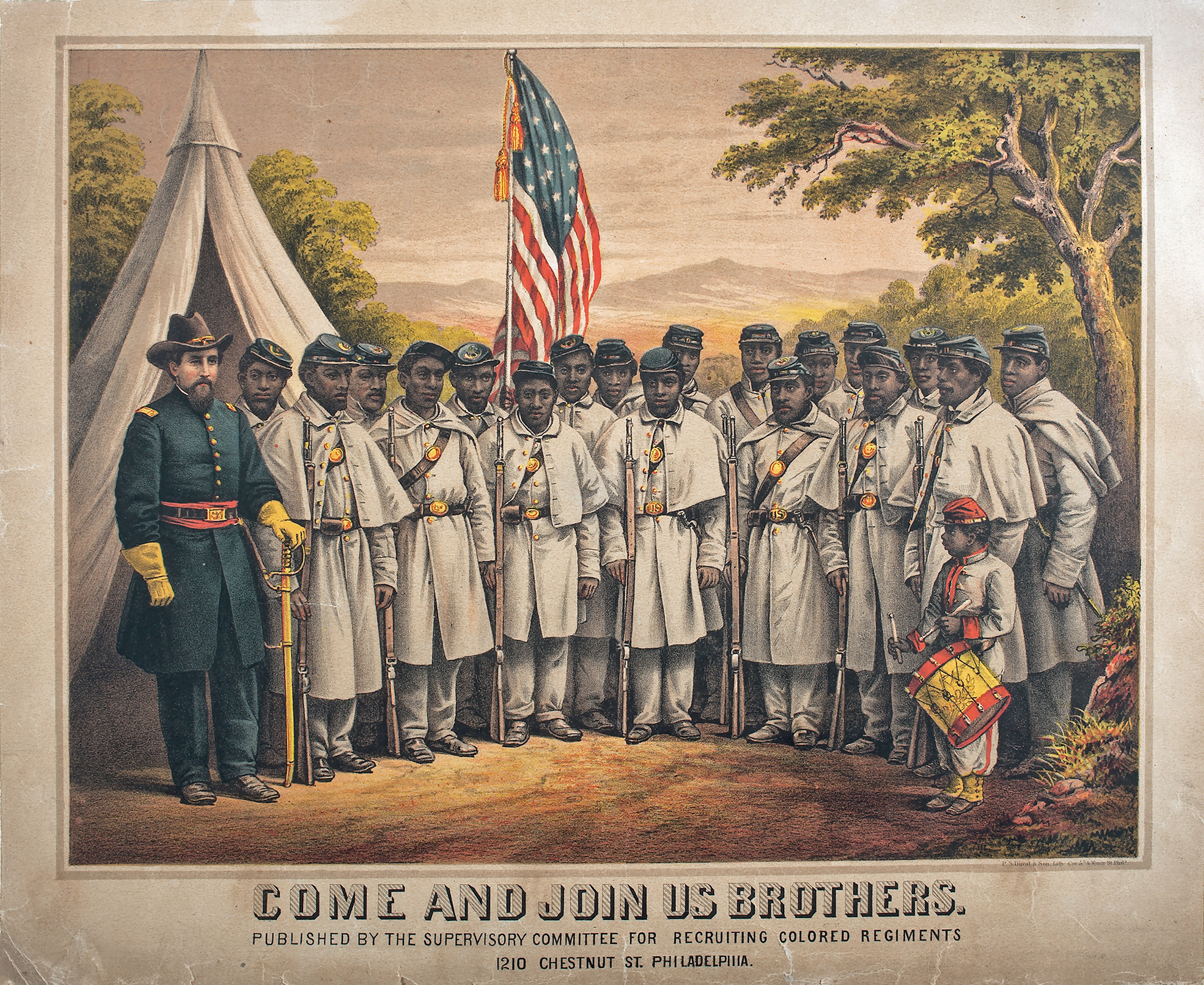 US Colored troops recruitment